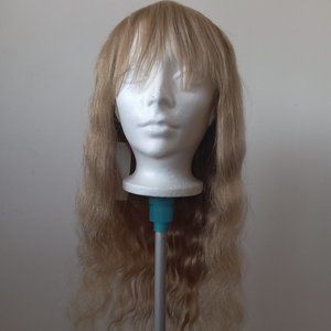 100% Human Hair 22” Blonde Body Wave Wig